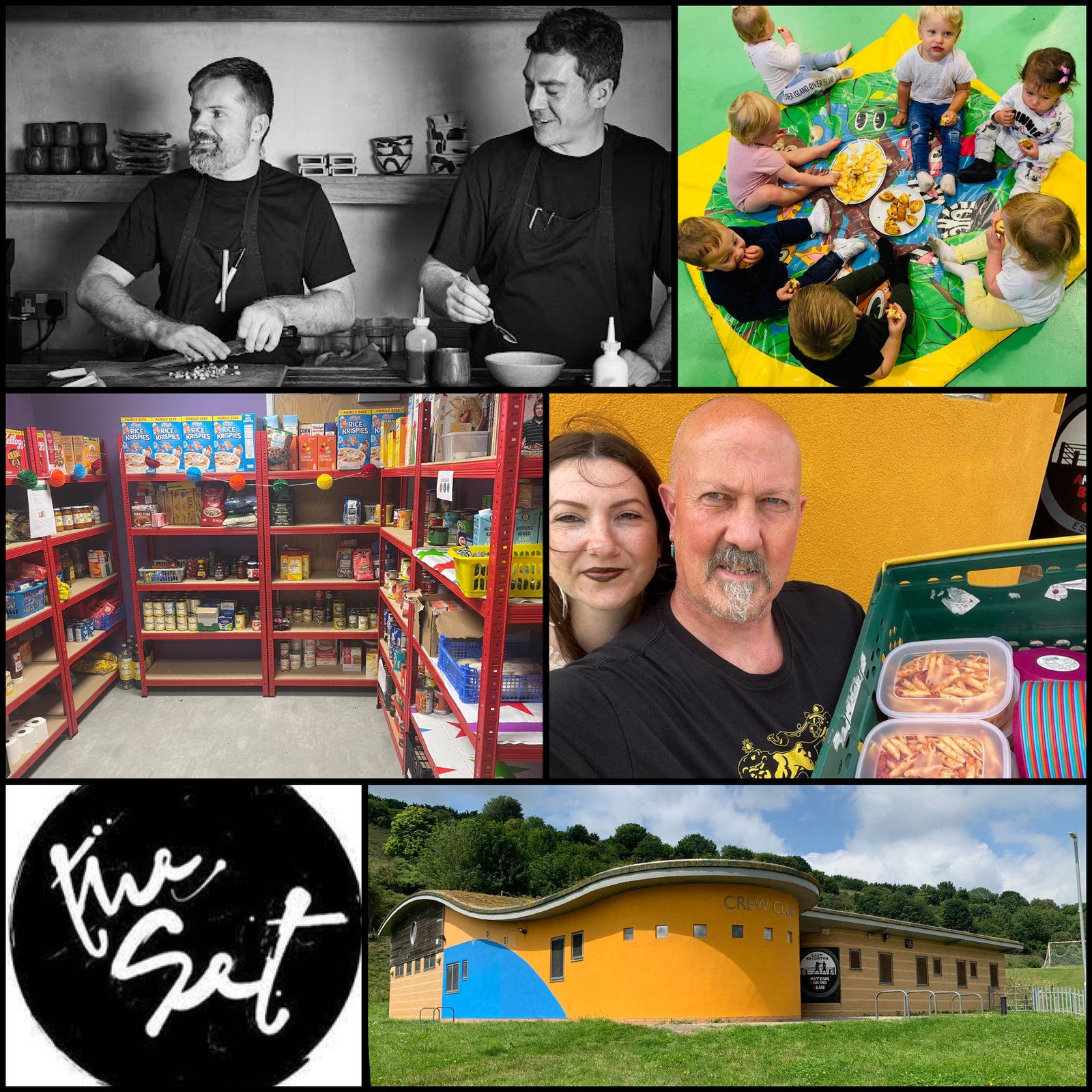 Fund Raiser Raffle for the Crew Club, with Dan Kenny from the Set