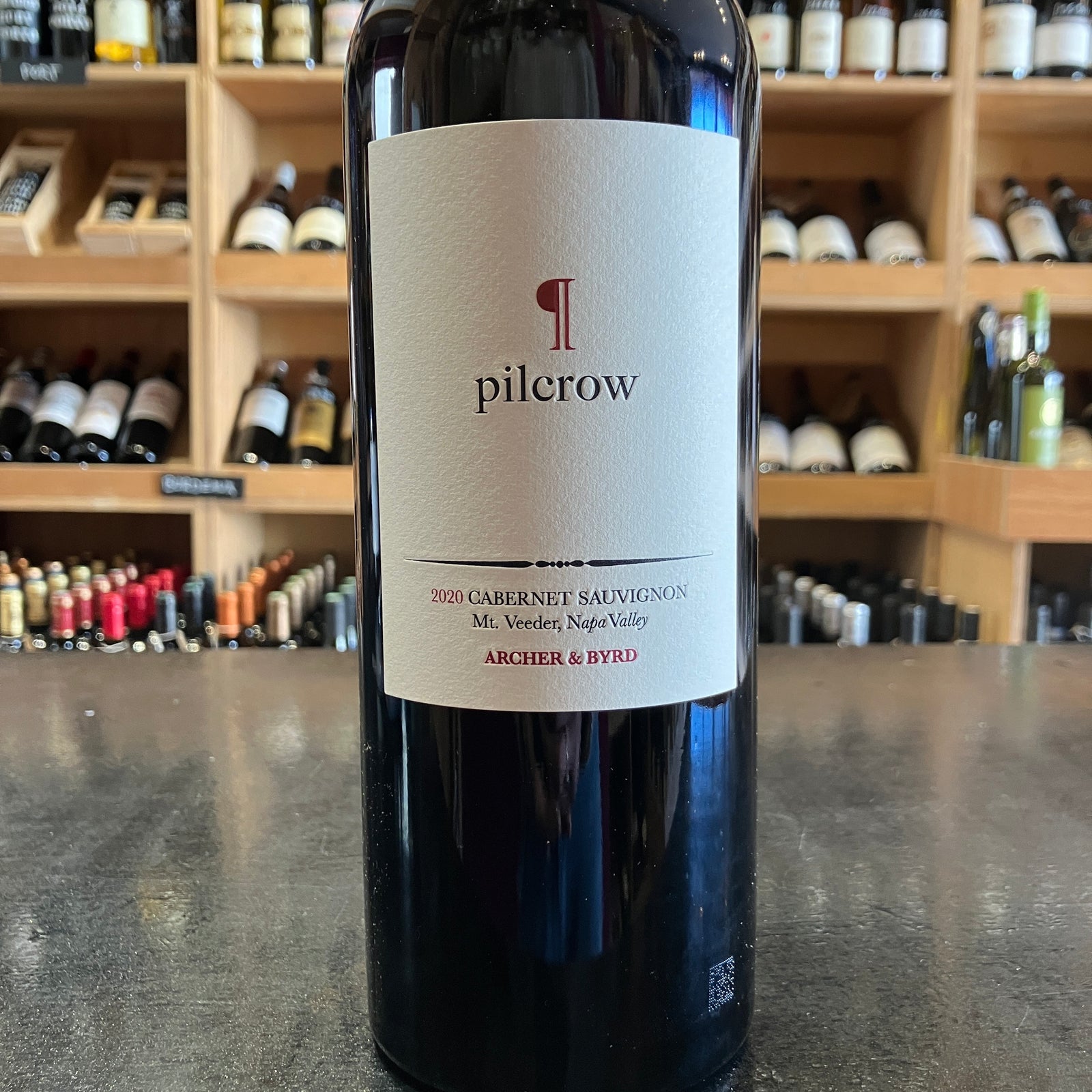 Pilcrow Archer & Byrd Mount Veeder Cabernet Sauvignon 2020 - Butler's Wine Cellar Brighton
