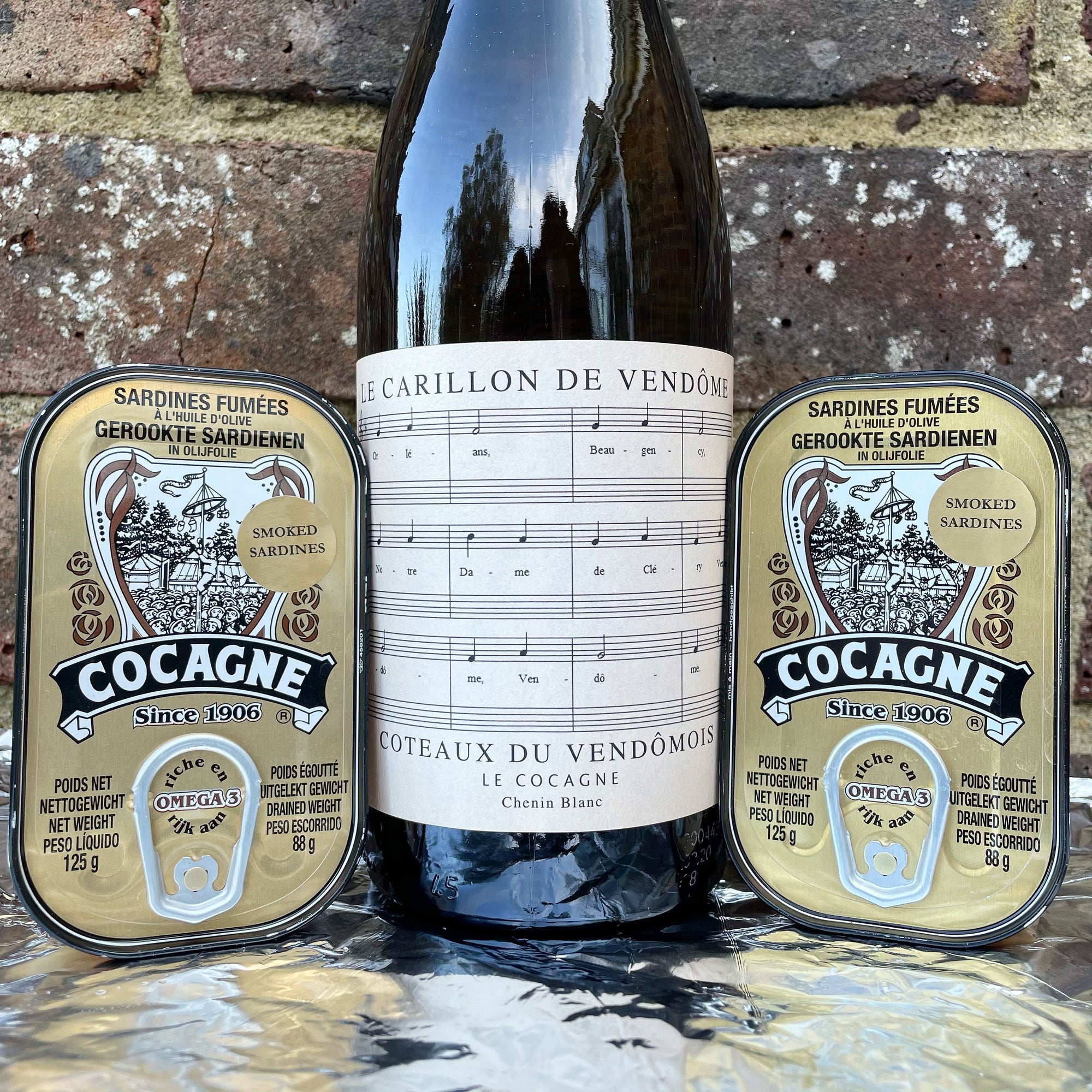 Cocagne Chenin Blanc and Smoked Sardines