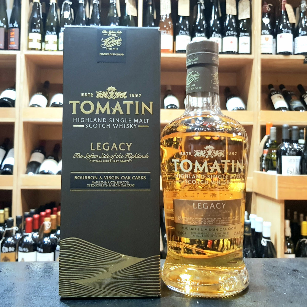 Tomatin Legacy Highland Single Malt 43% 70cl - Butler's Wine Cellar Brighton