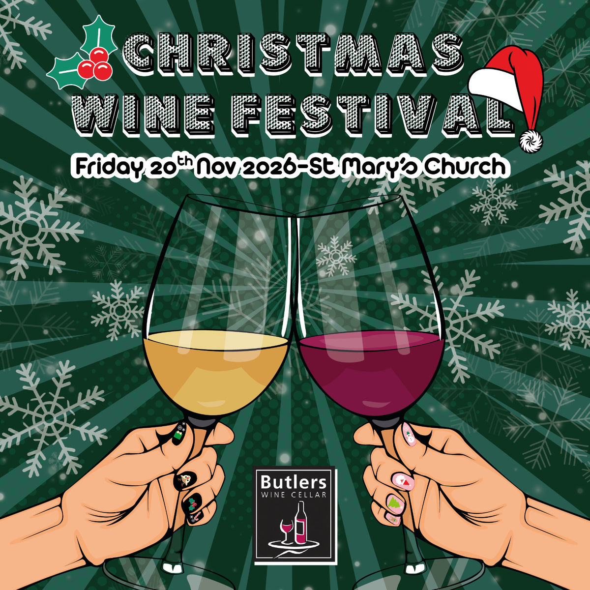 Christmas Wine Festival 2026 - Friday 20th November 6:30-8:30pm