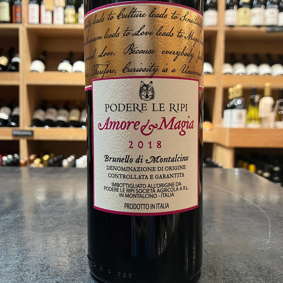 Amore e Magia Brunello di Montalcino Podere Le Ripi 2018