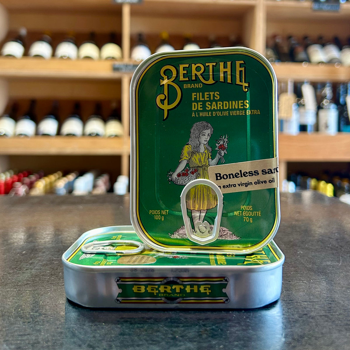 Berthe Boneless Sardines in Extra Virgin Olive Oil 100g - Butler&#39;s Wine Cellar Brighton