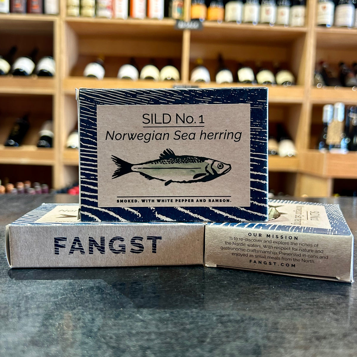 Fangst Wood-Smoked Herring With Wild Garlic 100g - Butler&#39;s Wine Cellar Brighton