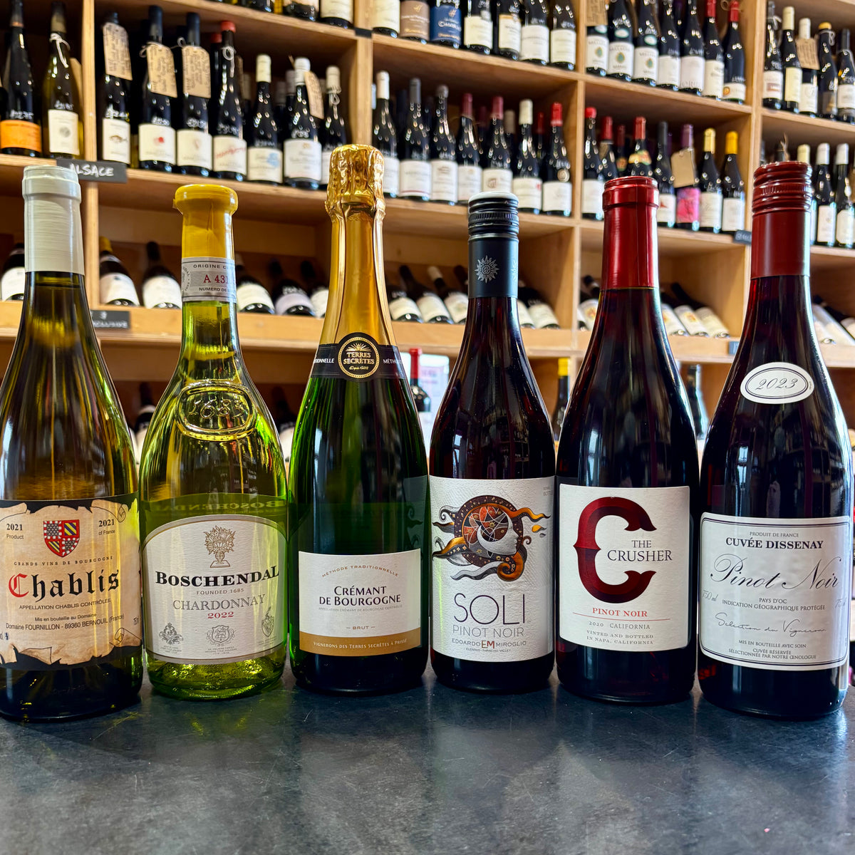 Chardonnay &amp; Pinot Noir Mixed Six