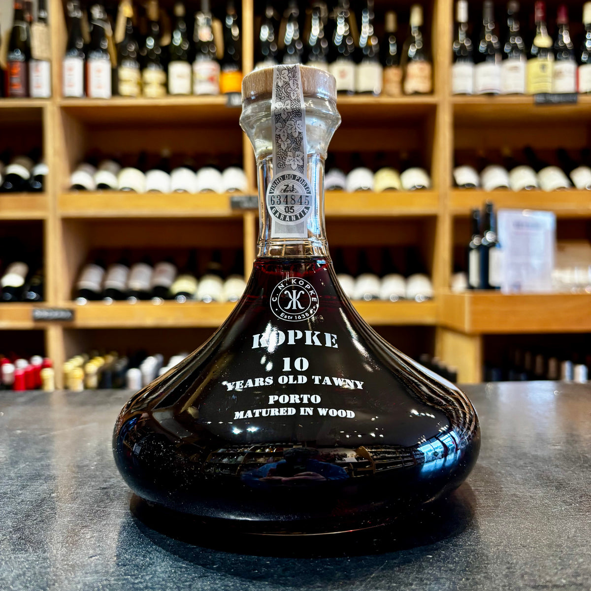 Kopke Ten Year Old Tawny 750ml Decanter and Gift Box - Butler's Wine Cellar Brighton