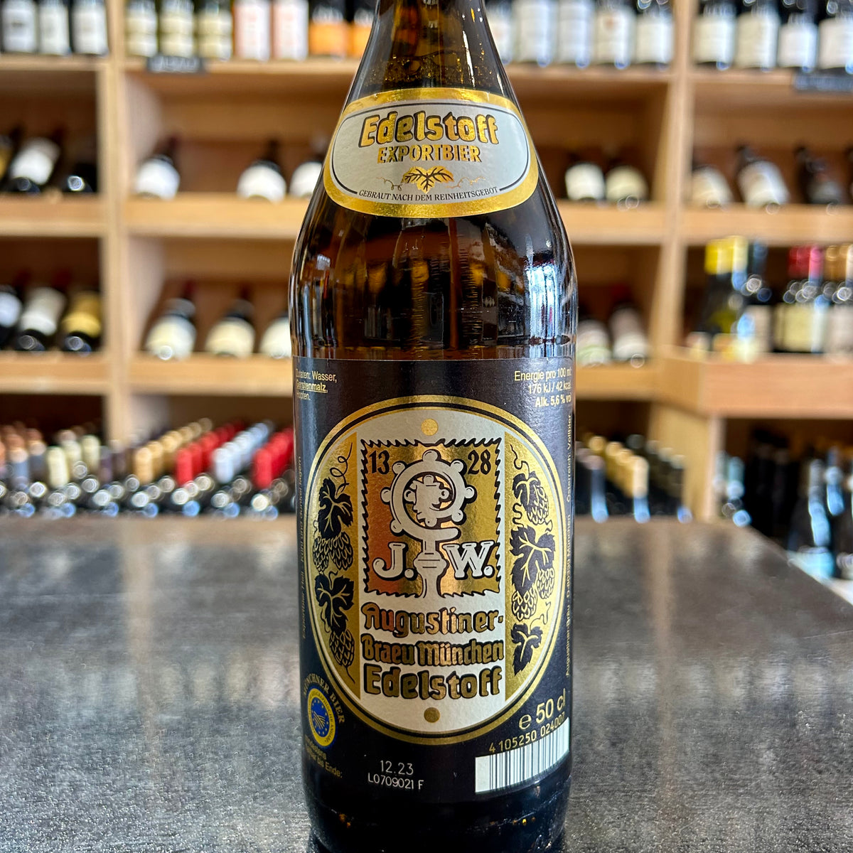 Augustiner Edelstoff Helles 50cl 5.6% - Butler&#39;s Wine Cellar Brighton