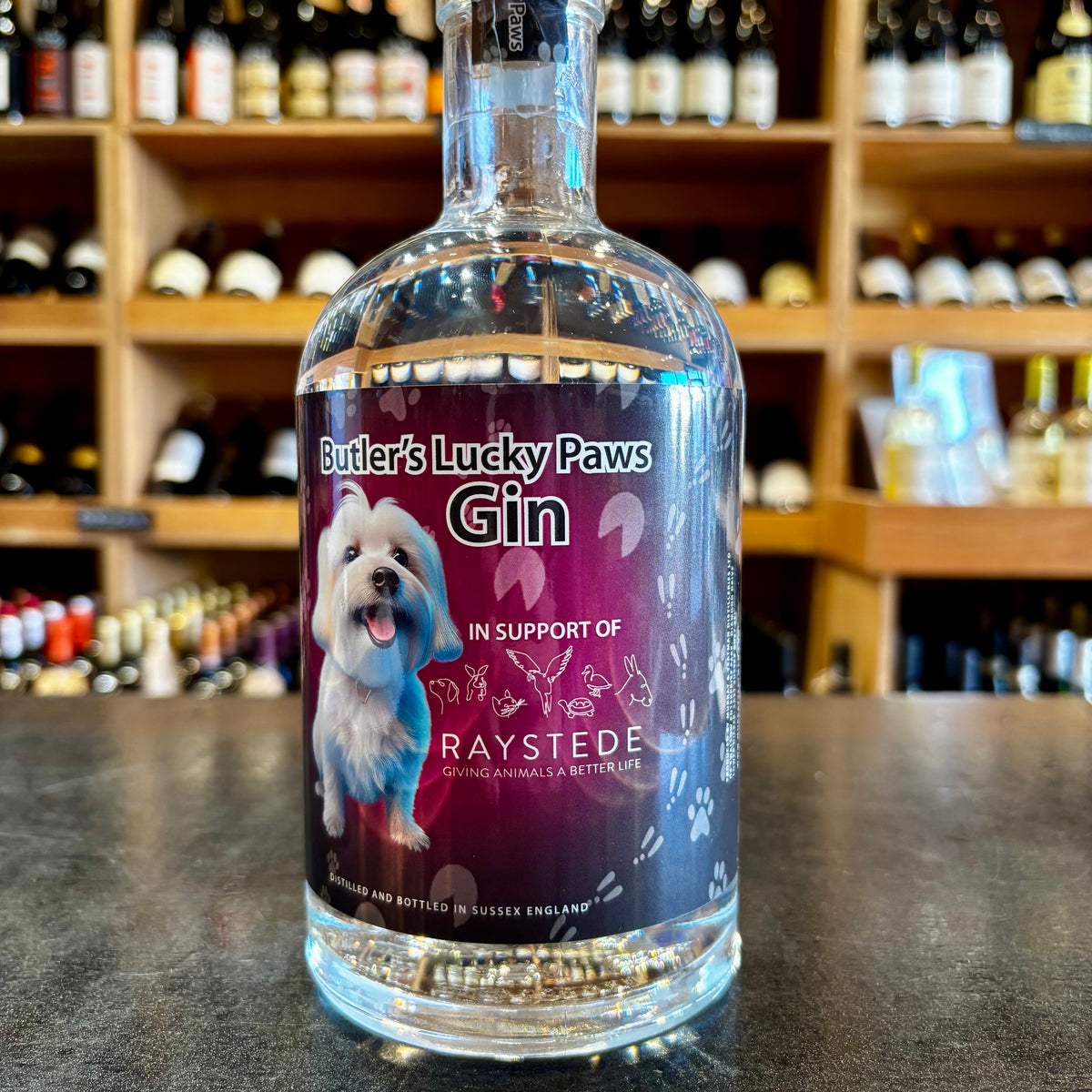 Butler’s Lucky Paws Gin - Butler's Wine Cellar Brighton