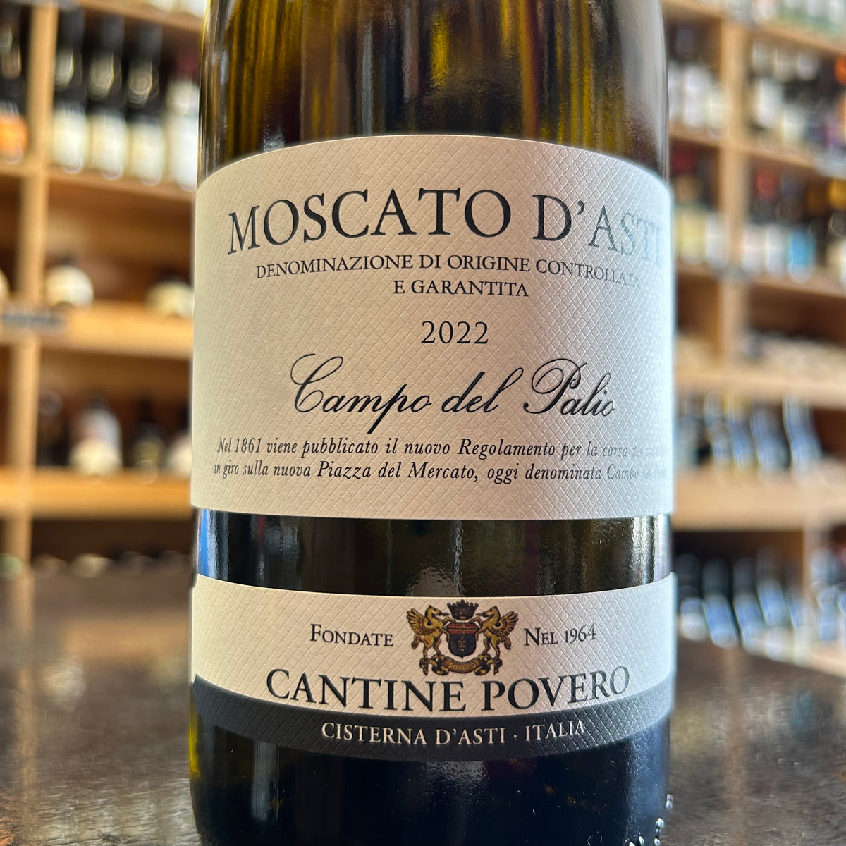 Cantine Povero Campo del Palio Moscato D&#39;Asti 2022 - Butler&#39;s Wine Cellar Brighton
