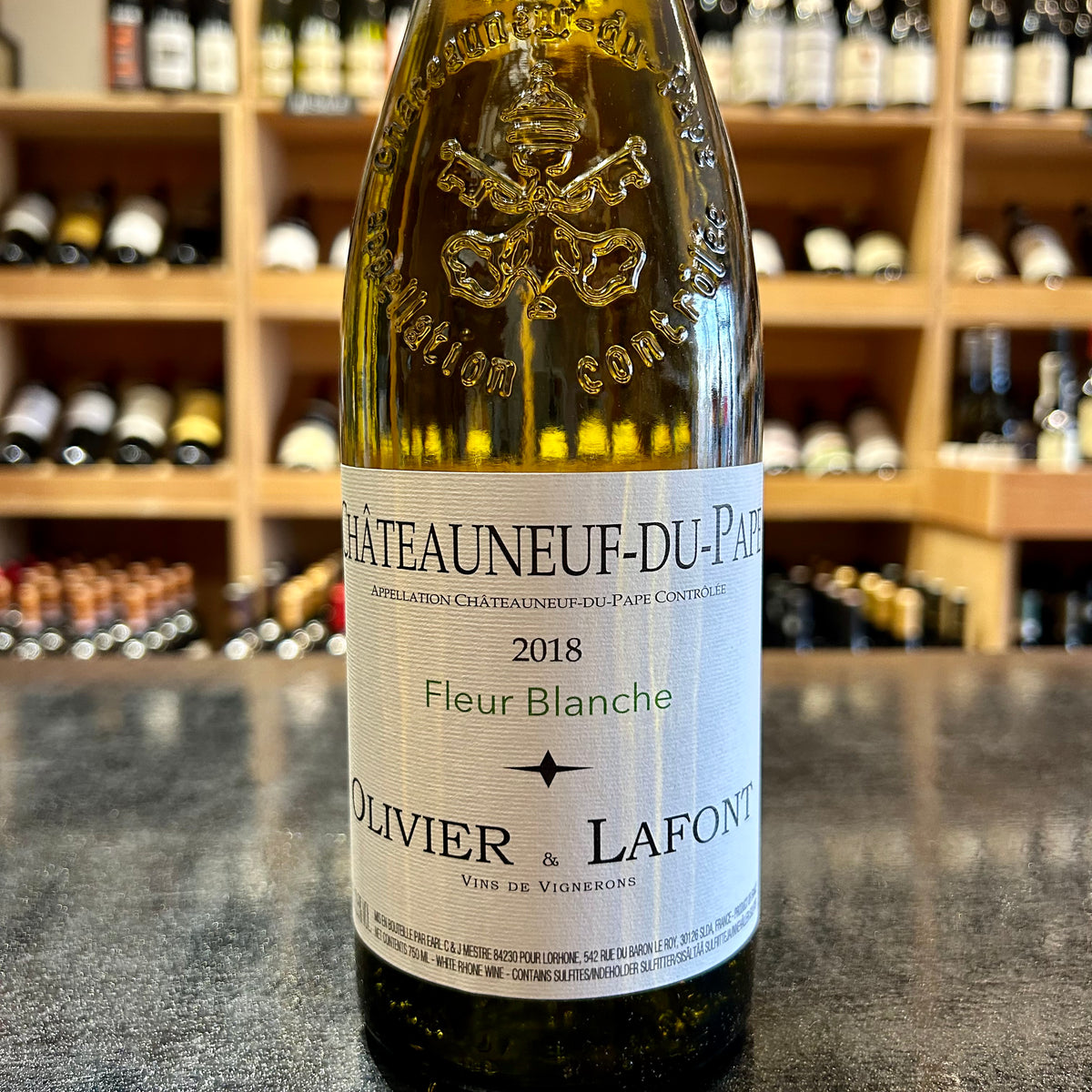 Chateauneuf du Pape Blanc Fleur Blanche Olivier &amp; Lafont 2018 - Butler&#39;s Wine Cellar Brighton