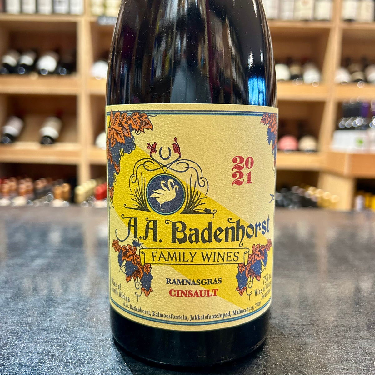A A Badenhorst Ramnasgras Cinsault 2021 - Butler&#39;s Wine Cellar Brighton
