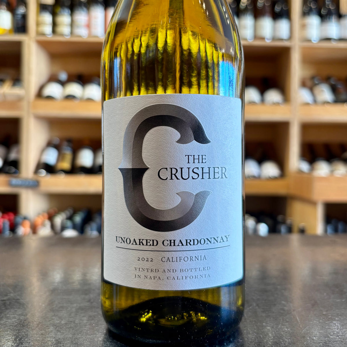 The Crusher Unoaked Chardonnay 2022 - Butler&#39;s Wine Cellar Brighton
