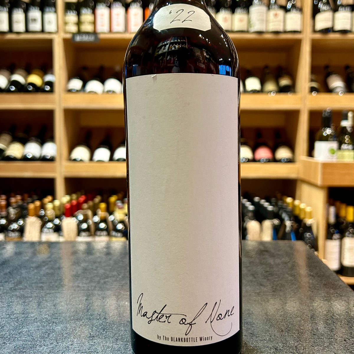 Blank Bottle Master of None 2022 - Butler&#39;s Wine Cellar Brighton
