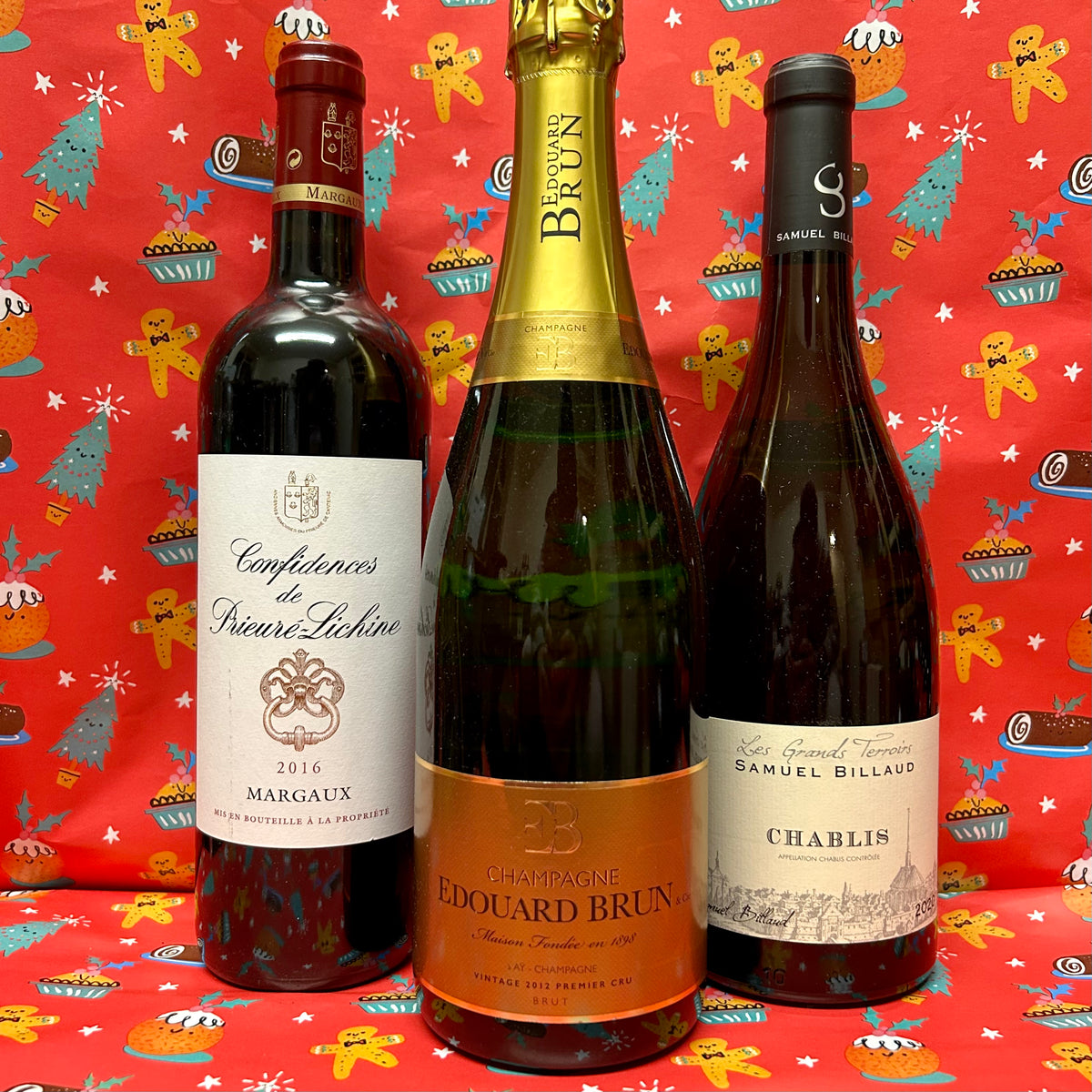 Triumphant French Christmas Trio - Butler&#39;s Wine Cellar Brighton