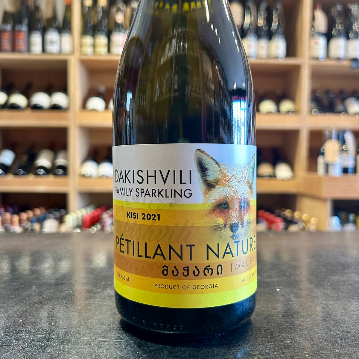 Dakishvili Kisi The Fox Pet Nat 2021 - Butler&#39;s Wine Cellar Brighton