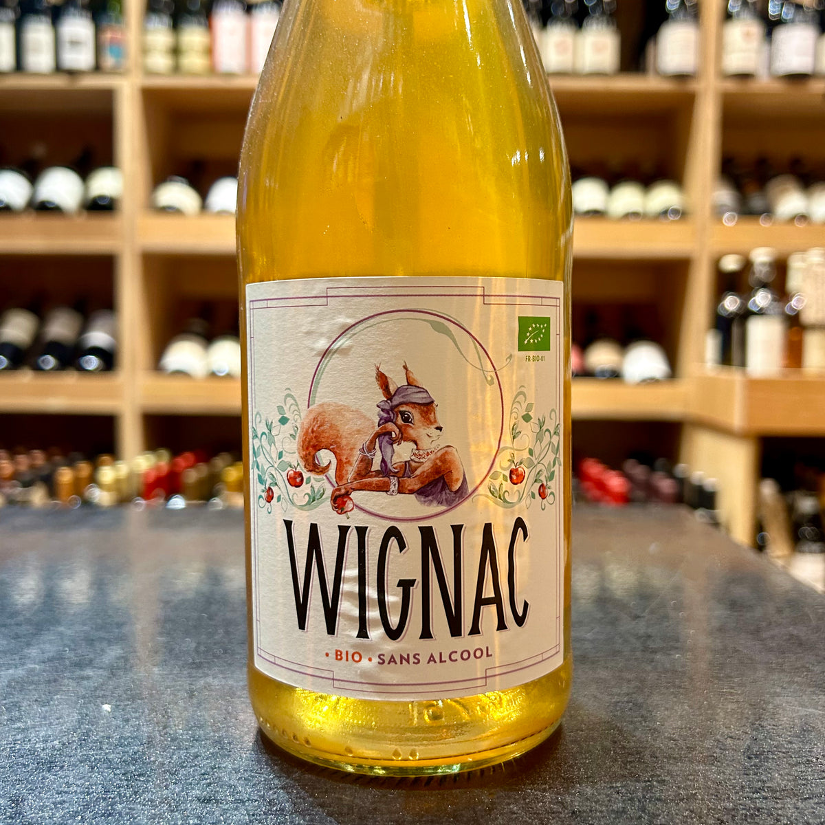 Wignac Cidre La Lady Squirrel Sans Alcool 75cl - Butler&#39;s Wine Cellar Brighton