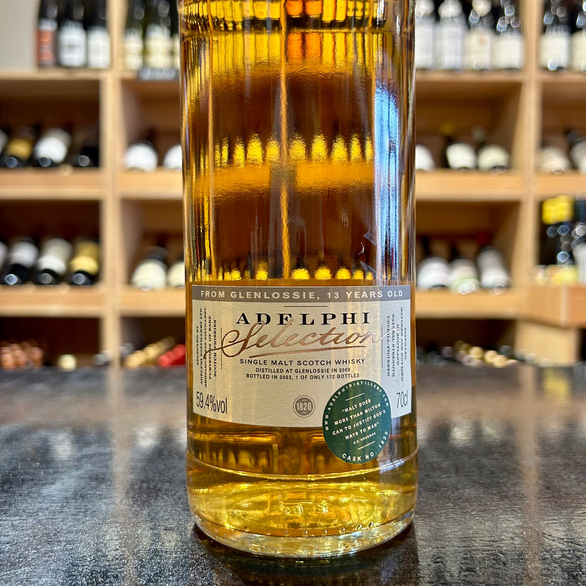 Adelphi Distillery Glenlossie 2009 59.4% - Butler&#39;s Wine Cellar Brighton