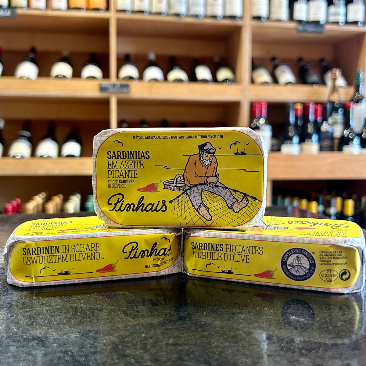 Pinhais Spiced Sardines in Olive Oil 125g - Butler&#39;s Wine Cellar Brighton