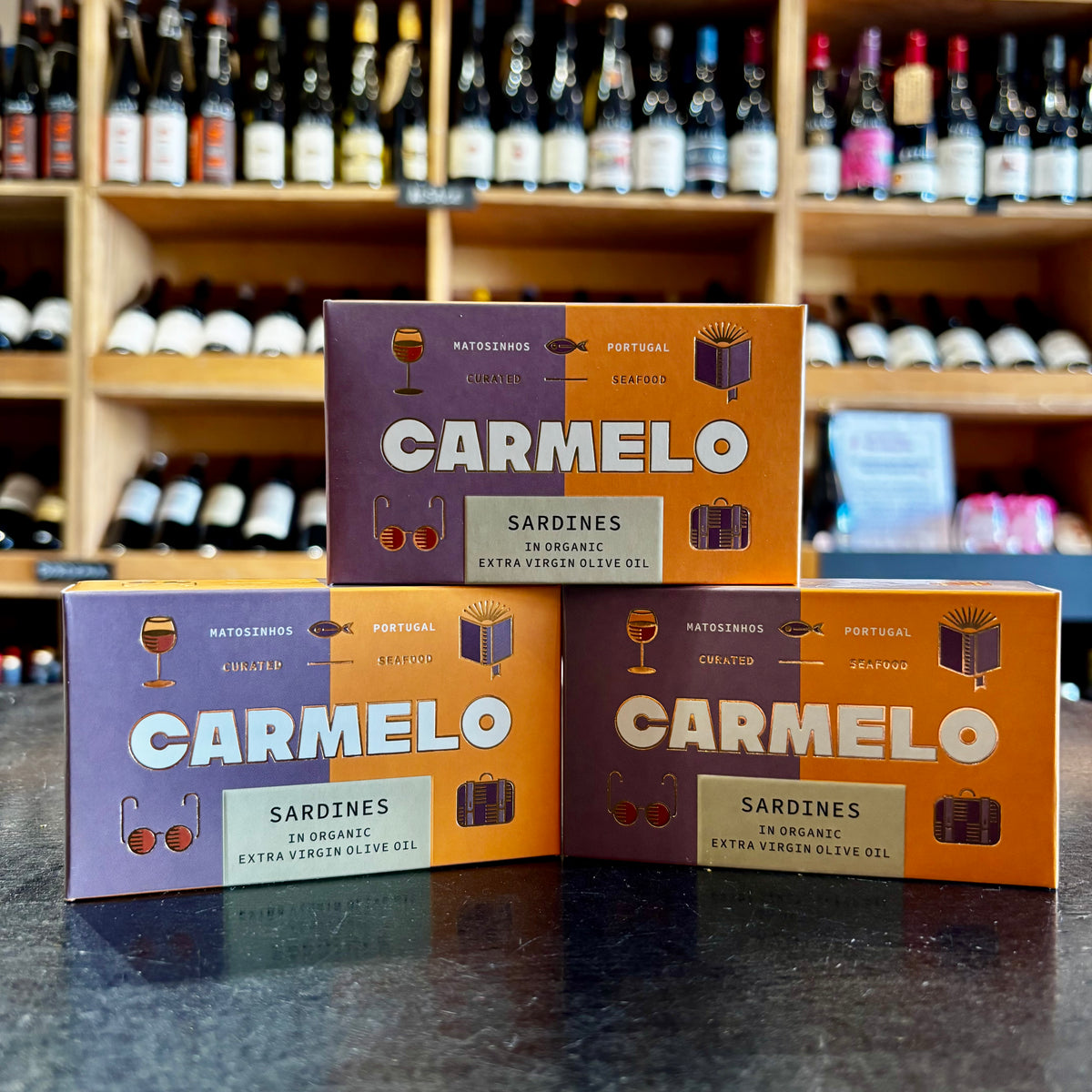 Carmelo Sardines in Organic Extra Virgin Olive Oil 120g