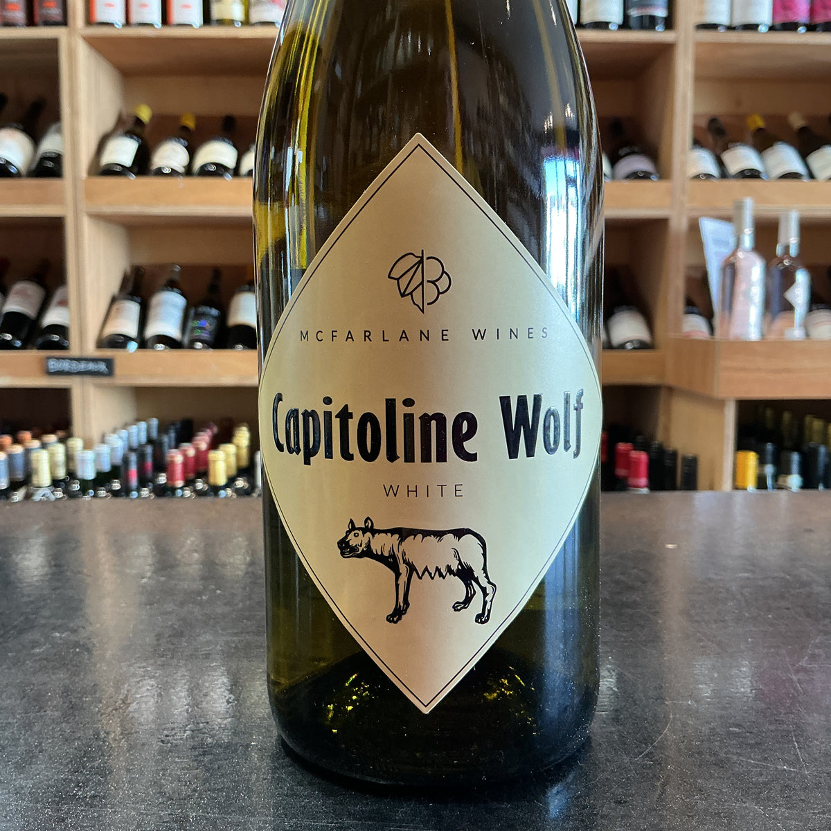 McFarlane Monday's Capitoline Wolf White 2024 - Butler's Wine Cellar Brighton