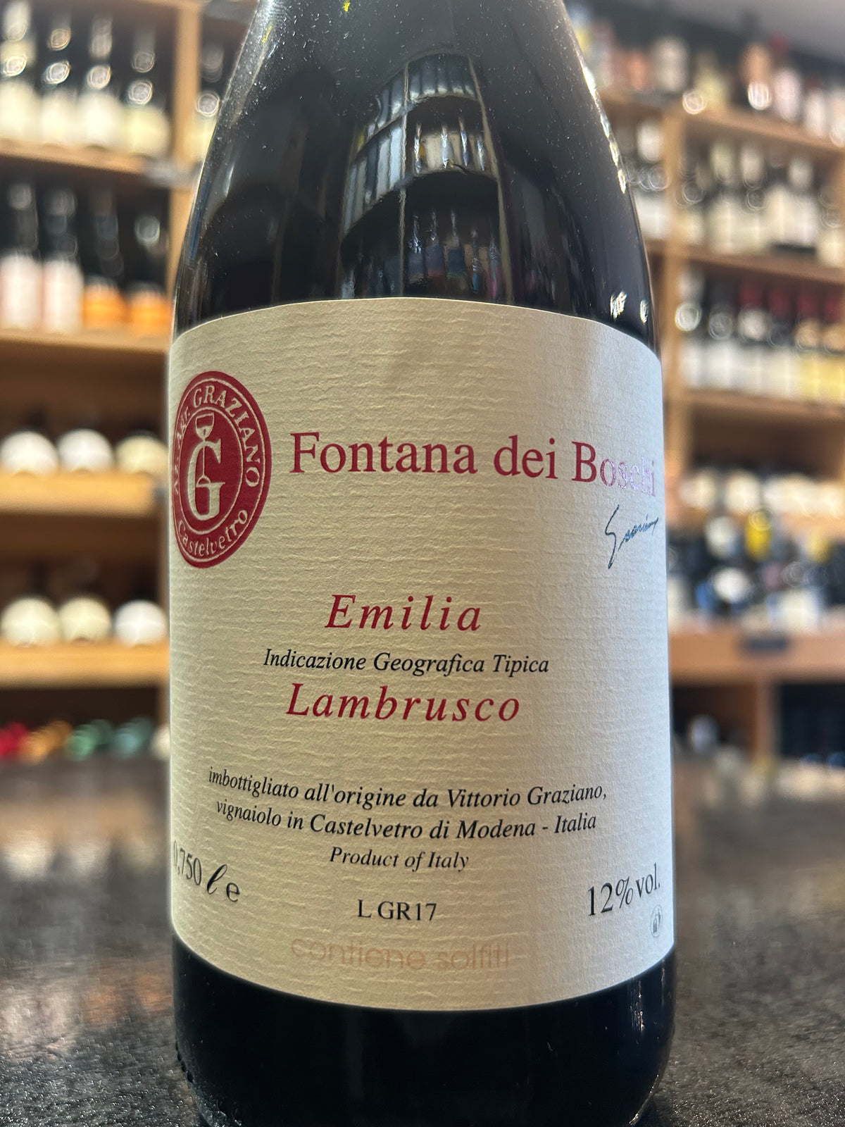 Graziano Lambrusco di Modena IGT 2016 - Butler&#39;s Wine Cellar Brighton