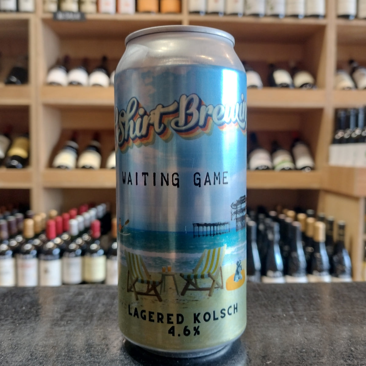 Loud Shirt Waiting Game Lagered Kolsch 4.6% 440ml can - Butler&#39;s Wine Cellar Brighton