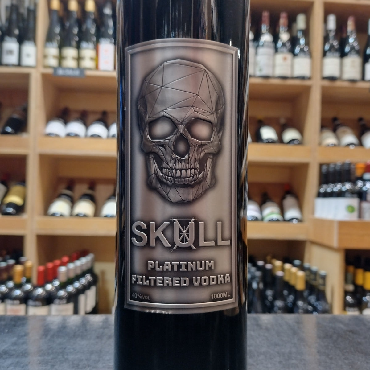 Skull X Platinum Filter 100 cl 40% - Butler&#39;s Wine Cellar Brighton