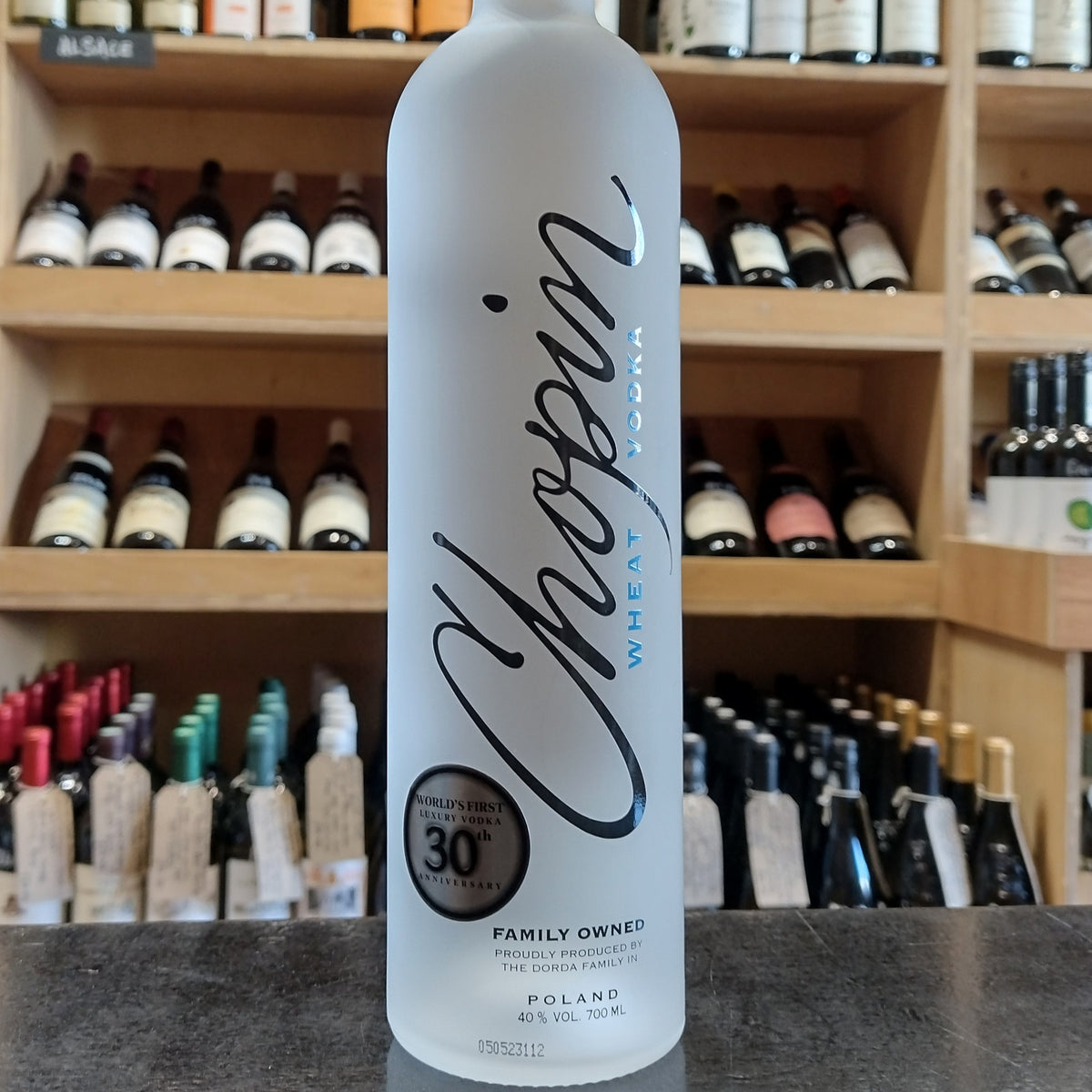 Chopin Wheat Vodka 40% 700ml - Butler&#39;s Wine Cellar Brighton