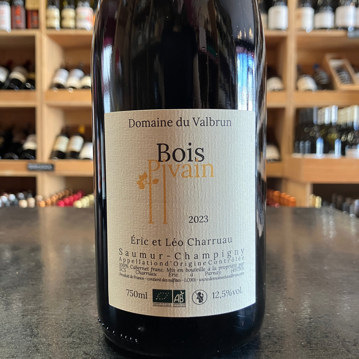 Domaine du Valbrun, Bois Pivain, AOC Saumur-Champigny 2023
