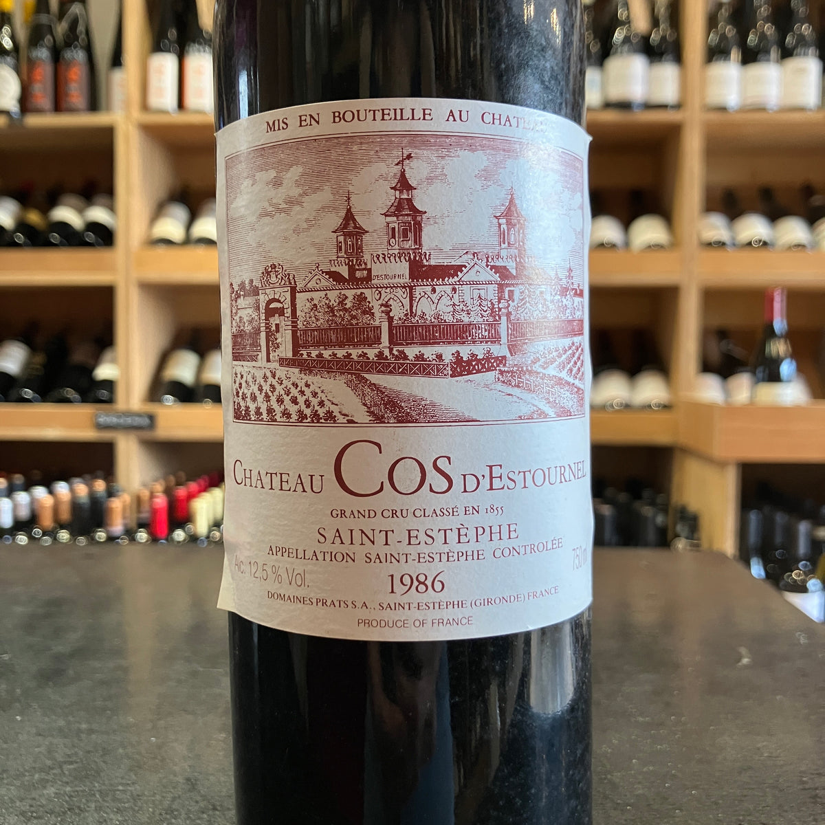 Chateau Cos D&#39;Estournel Deuxieme Cru Saint Estephe 1986