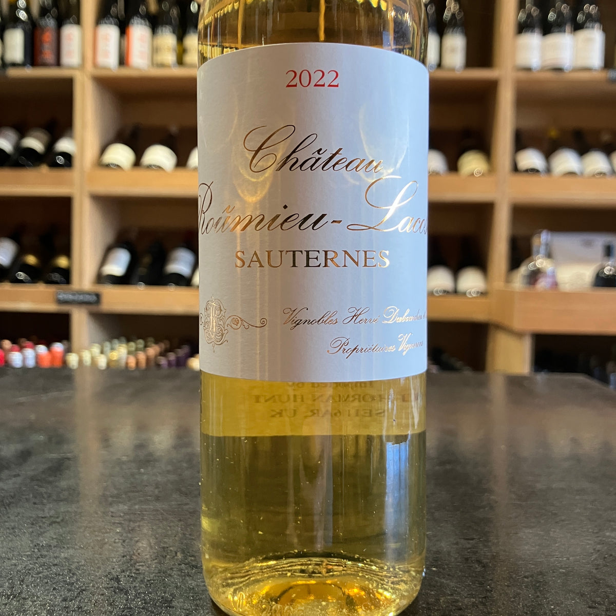 Chateau Roumieu Lacoste Sauternes 2022 half bottle