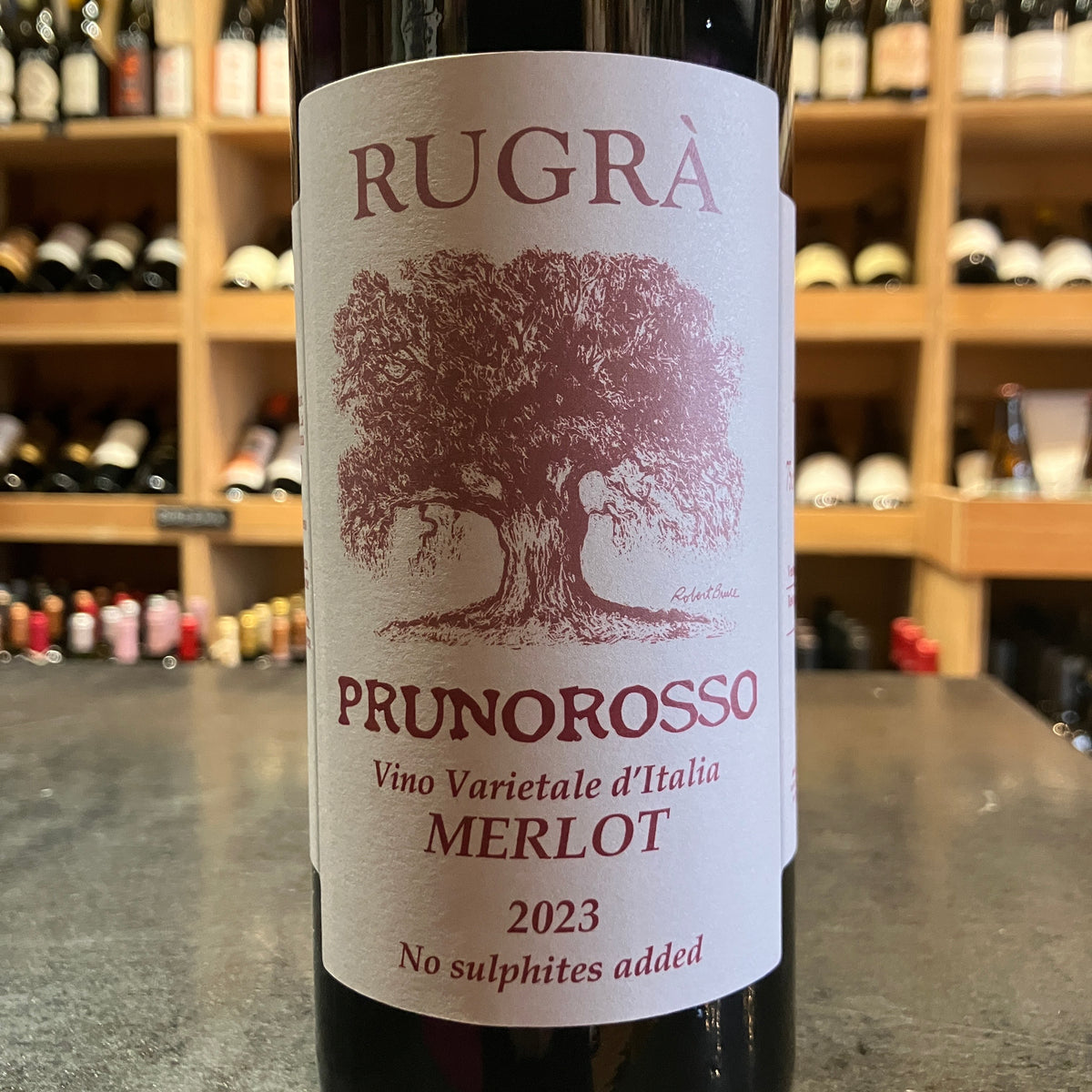 Rugra Merlot Pruno Rosso 2023 - Butler's Wine Cellar Brighton
