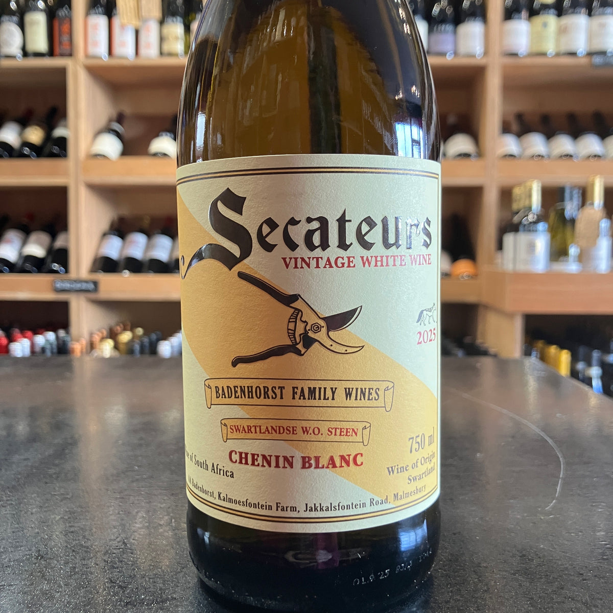 Secateurs AA Badenhorst Chenin Blanc 2025 - Butler's Wine Cellar Brighton