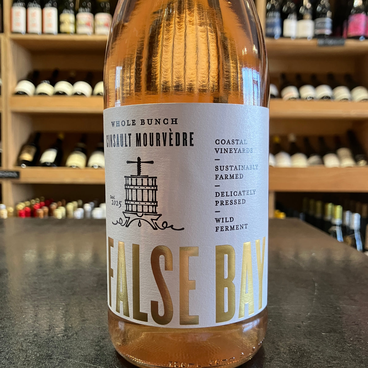 False Bay Whole Bunch Cinsault Rose 2025 - Butler's Wine Cellar Brighton