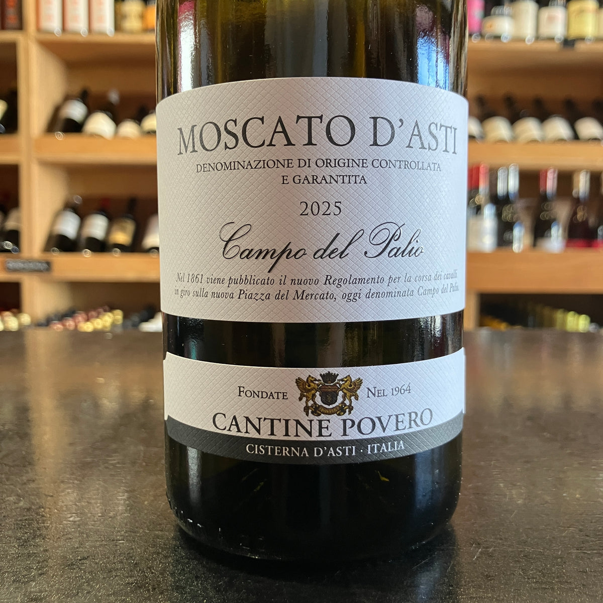 Cantine Povero Campo del Palio Moscato D'Asti 2025 - Butler's Wine Cellar Brighton