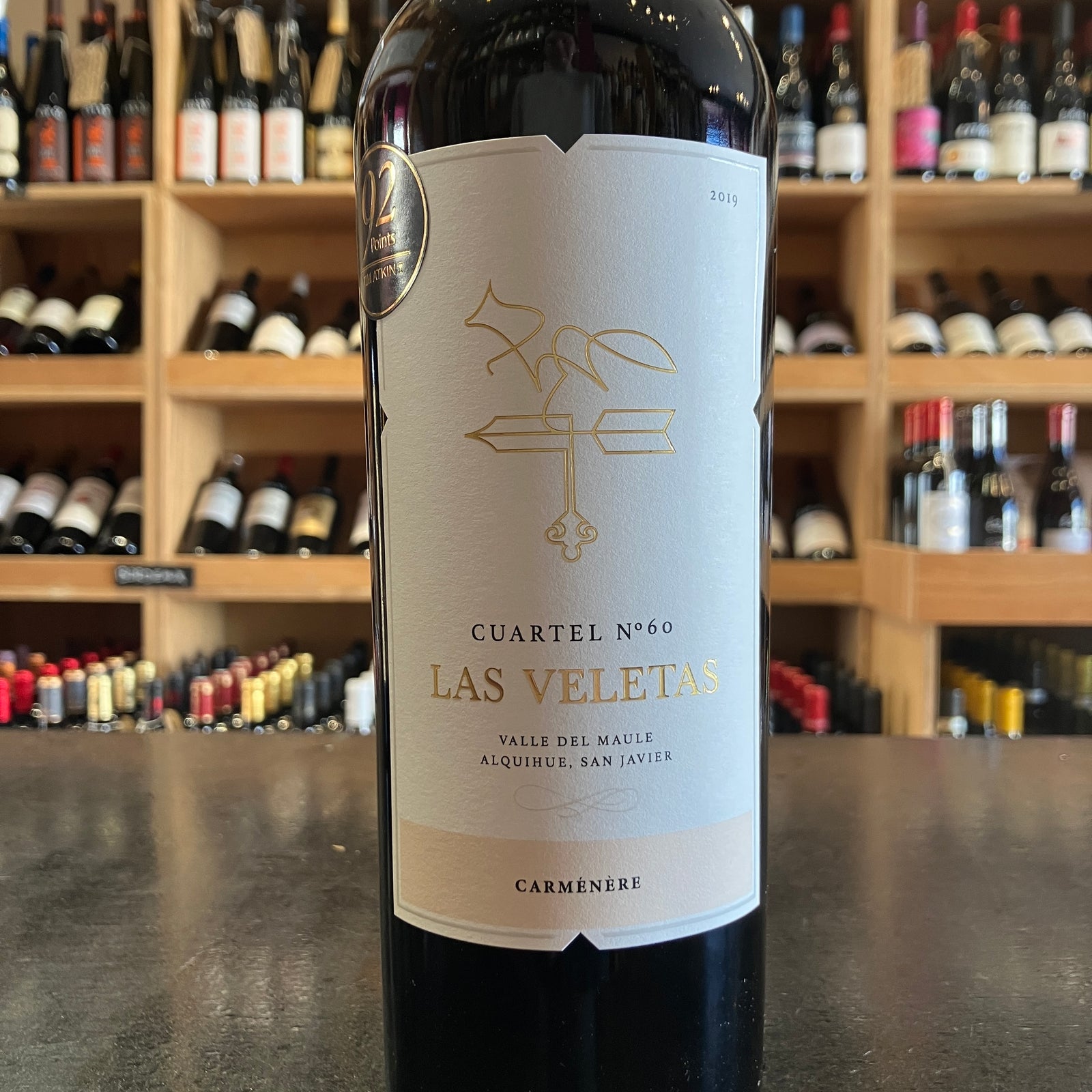 Las Veletas Cuartel Carmenere 2019 - Butler's Wine Cellar Brighton