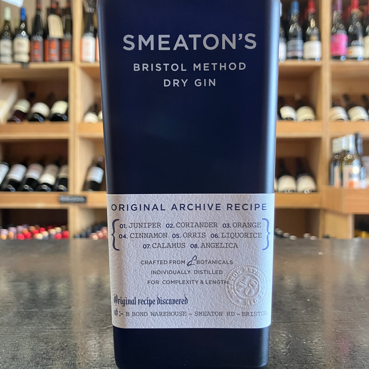 Smeaton's Bristol Method Dry Gin 70cl 45%