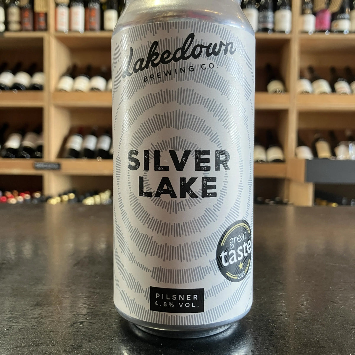 Lakedown 'Silver Lake' Premium Pilsner 4.8% 440ml can