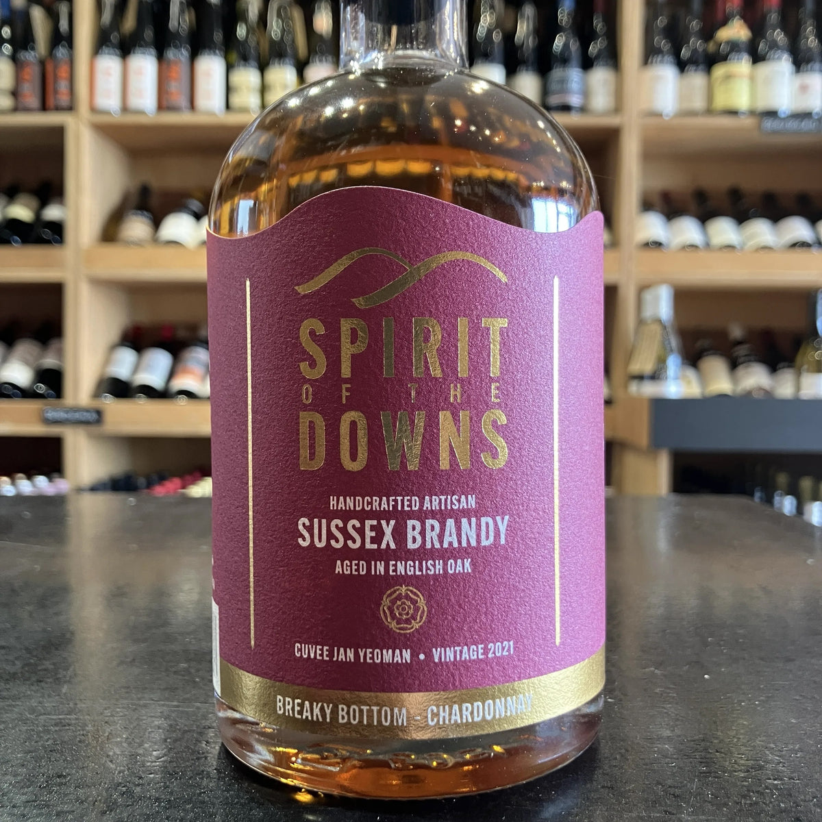 Spirit of the Downs Sussex Brandy (Breaky Bottom 2021 Chardonnay) 50cl