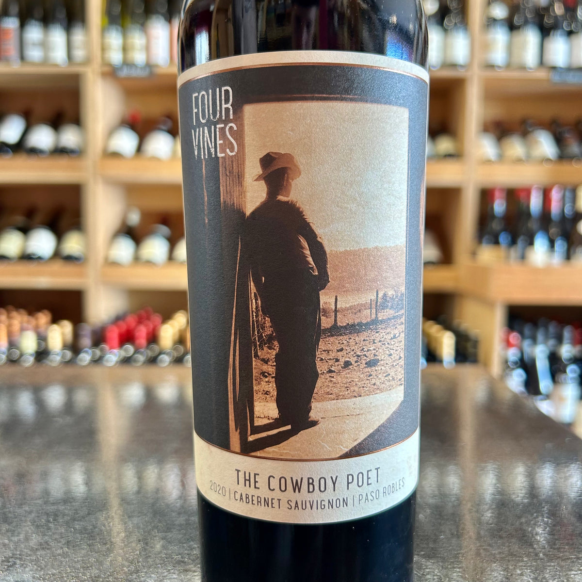 Four Vines Cowboy Poet Cabernet Sauvignon 2020 - Butler&#39;s Wine Cellar Brighton