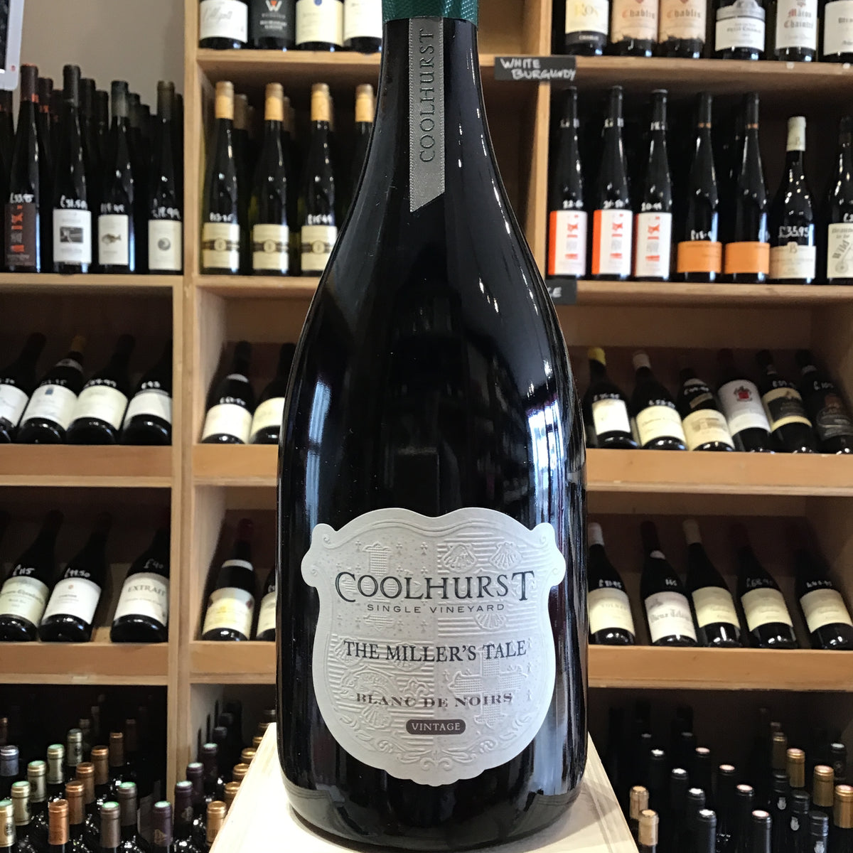 Coolhurst Vineyard The Miller’s Tale Blanc De Noirs 2018 - Butler&#39;s Wine Cellar Brighton