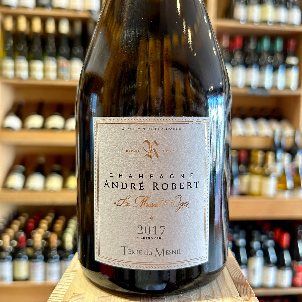 Champagne Andre Robert, &#39;Terre du Mesnil&#39; Millesime 2017 - Butler&#39;s Wine Cellar Brighton