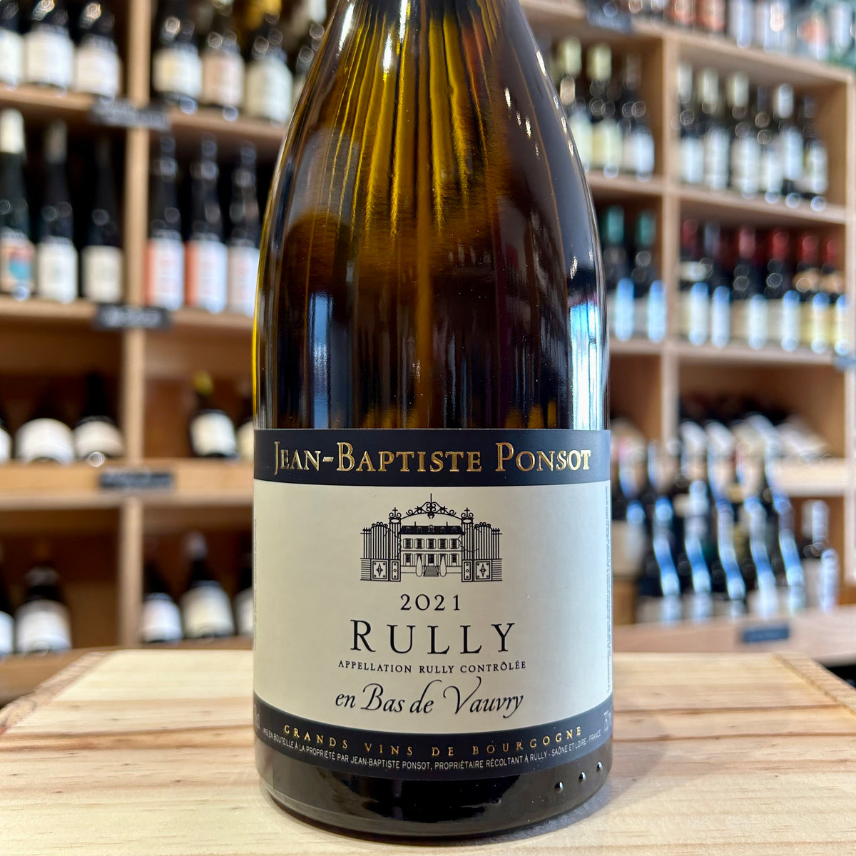 Rully Blanc En Bas de Vauvry Jean Baptiste Ponsot 2021 - Butler&#39;s Wine Cellar Brighton