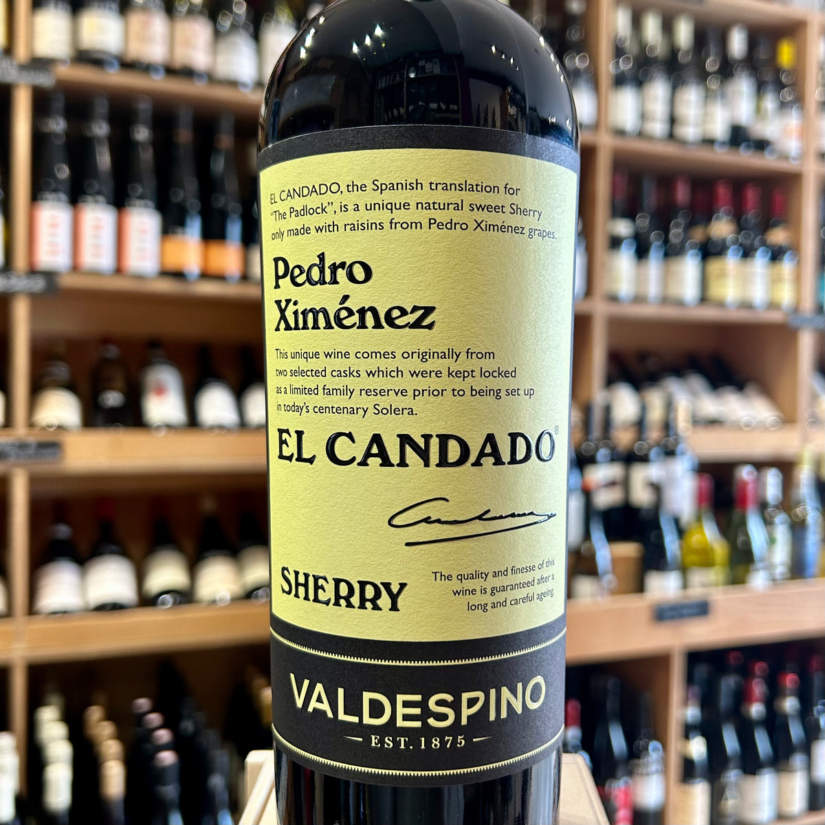 El Candado Pedro Ximenez Valdespino 75cl - Butler&#39;s Wine Cellar Brighton