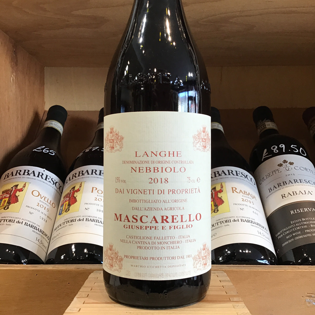 Langhe Nebbiolo, Mascarello 2018 - Butlers Wine Cellar Brighton