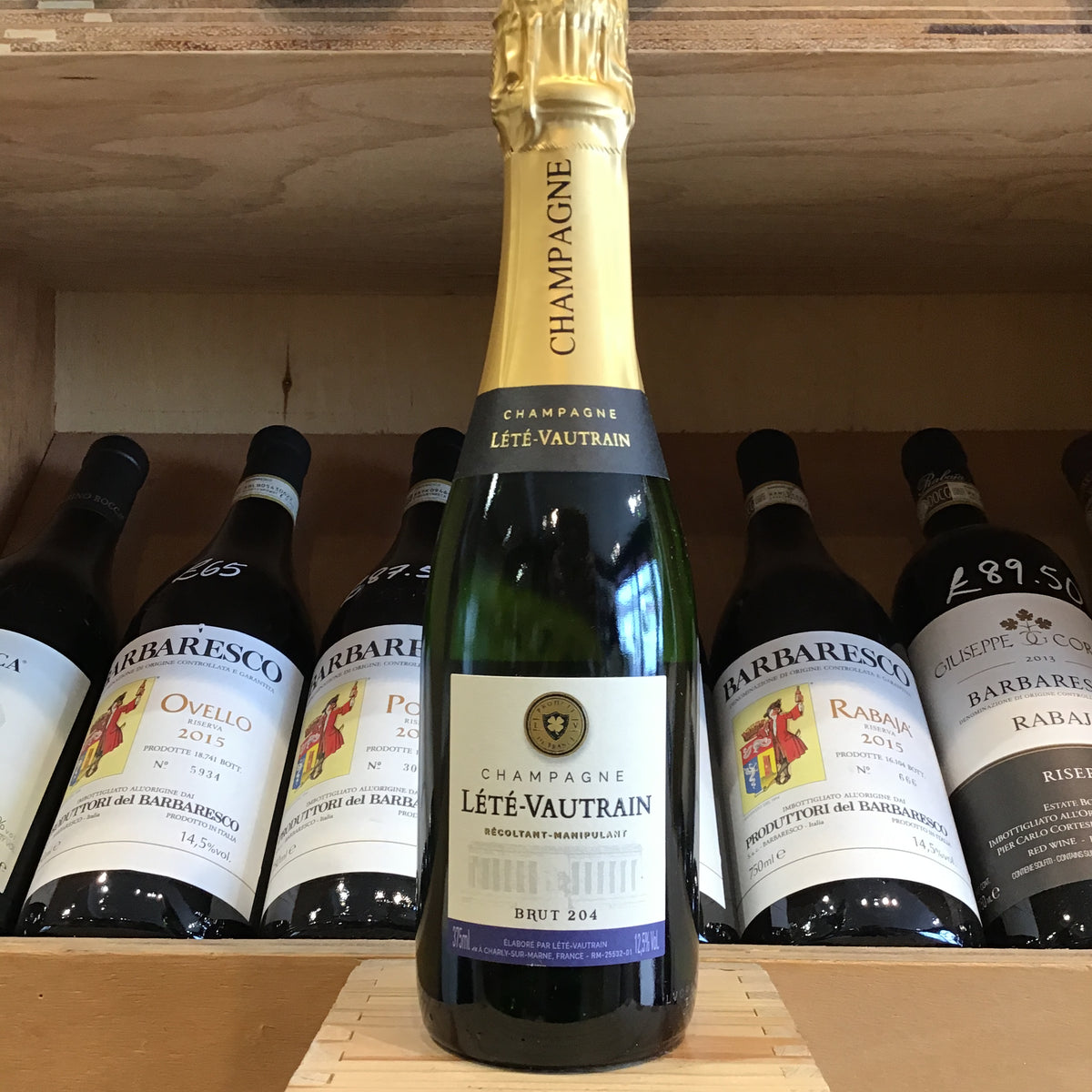 Lete-Vautrain Champagne Brut Cote 204 NV 37.5cl - Butlers Wine Cellar Brighton
