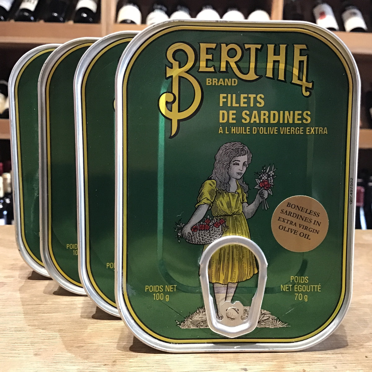 Berthe boneless sardines in extra virgin olive oil 100g - Butler&#39;s Wine Cellar Brighton