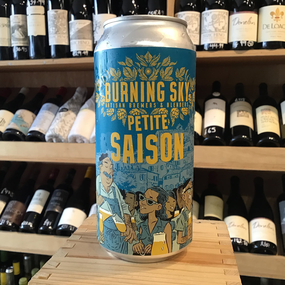 Burning Sky Petite Saison 44cl can 3.5% Abv - Butlers Wine Cellar Brighton