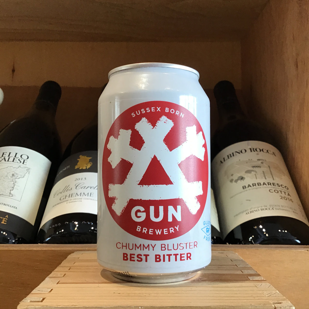 Gun Brewery Chummy Bluster Best Bitter 4.4% 33cl - Butlers Wine Cellar Brighton