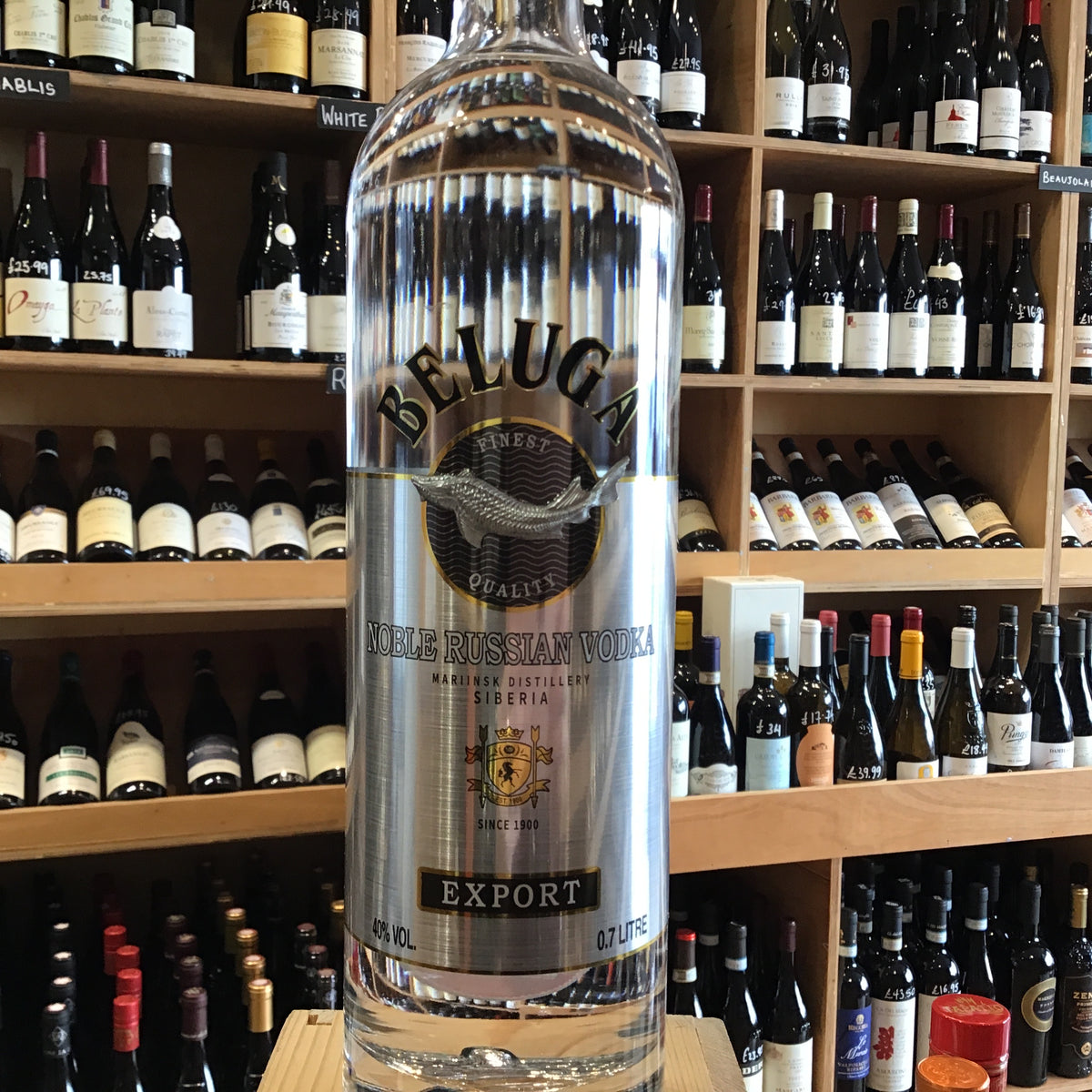 Beluga Noble Vodka 40% 70cl - Butlers Wine Cellar Brighton